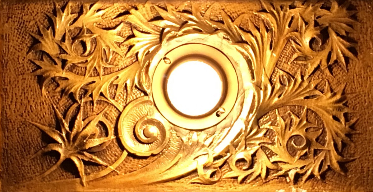 Close-up of interior ornament from the 'Auditorium Theatre'