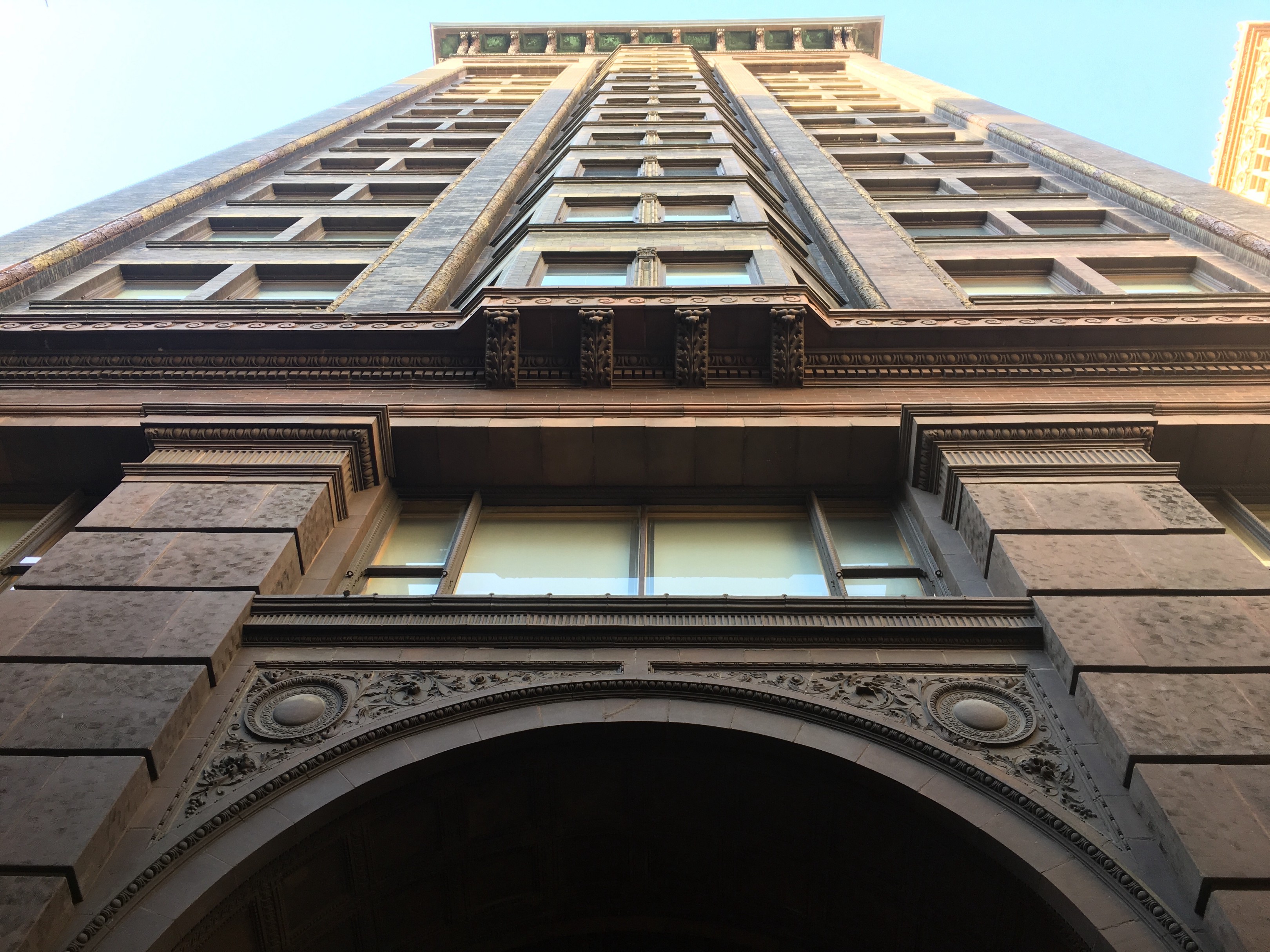 Rear-side view of 'The Monadnock Building', Chicago